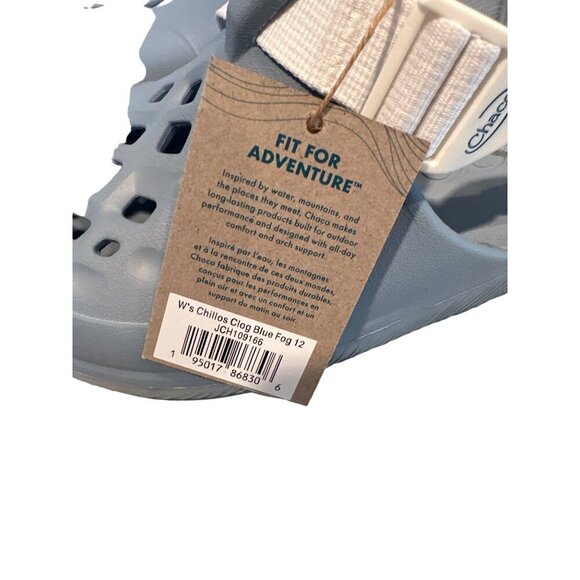 Chaco Chillos Women Clog Shoe Blue Fog JCH109166 Size 12 - Picture 5 of 8